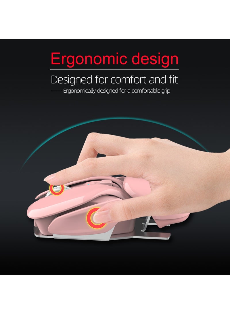 general 2.4G wireless mouse 3 gears 1600DPI adjustable 4D Ya UV texture built-in 500 mAh grip comfortable to meet different needs - Image 4