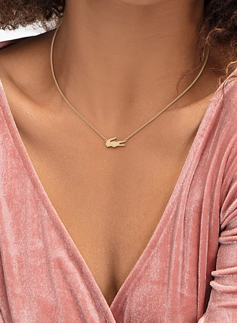 LACOSTE Women's CROCODILE Collection Pendant Necklace
