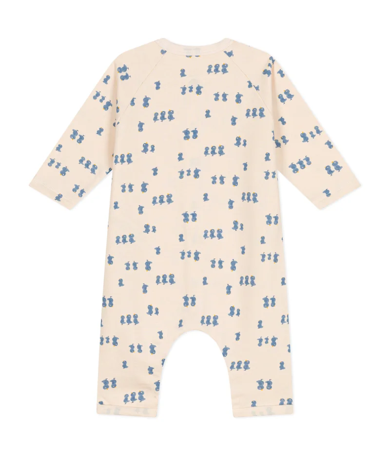 Petit Bateau Babies' fleece jumpsuit