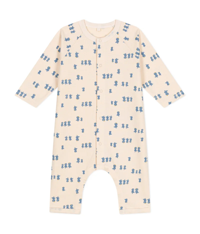 Petit Bateau Babies' fleece jumpsuit