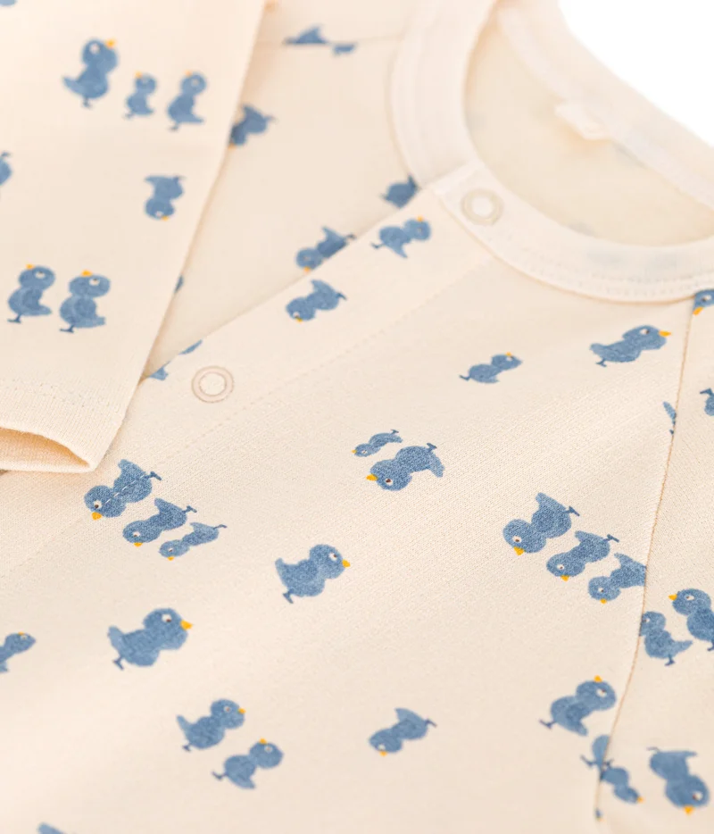 Petit Bateau Babies' fleece jumpsuit