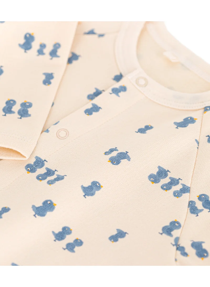 Petit Bateau Babies' fleece jumpsuit
