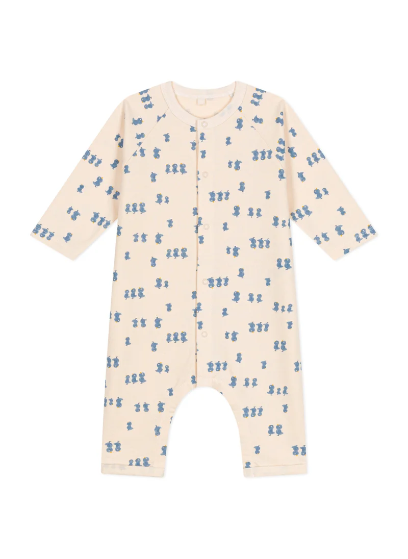 Petit Bateau Babies' fleece jumpsuit