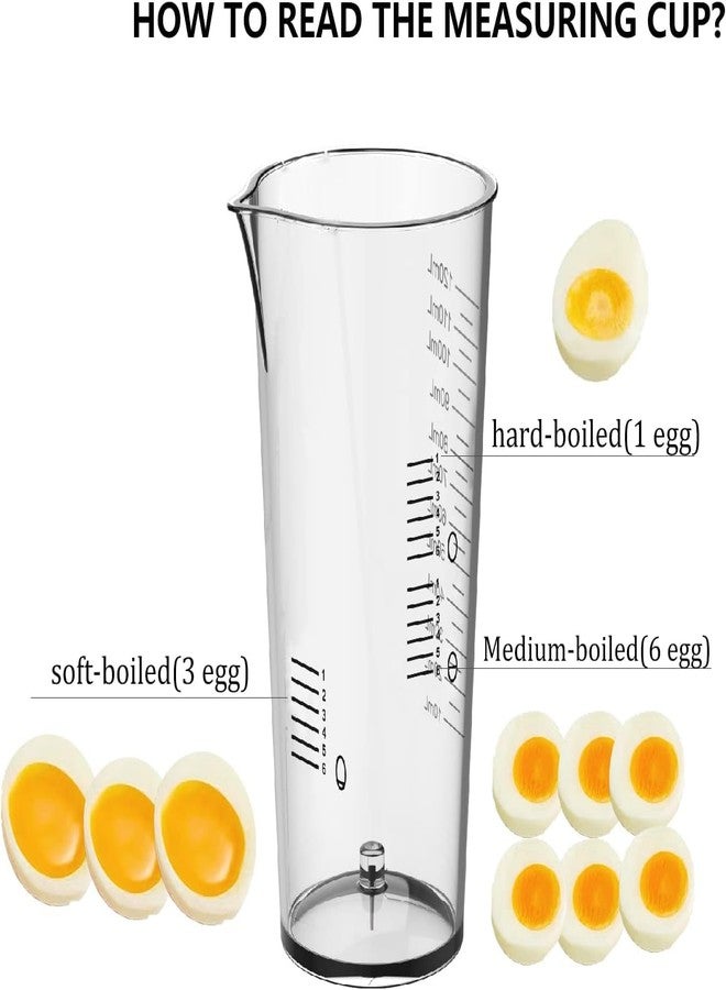 evoloop Plastic Measuring Cup for evoloop 6 egg capacity Egg Cooker, 8 Oz Measuring - Image 4