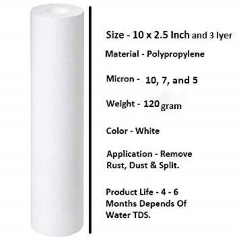 REMINO  cartridge 110 جرام فلتر مسبق ثقيل 5 ميكرون 10 بوصة - Image 4