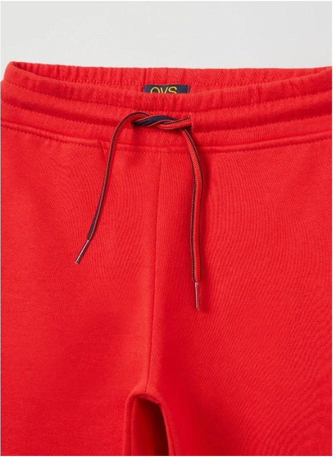 Ovs OVS Plush Joggers With Drawstring