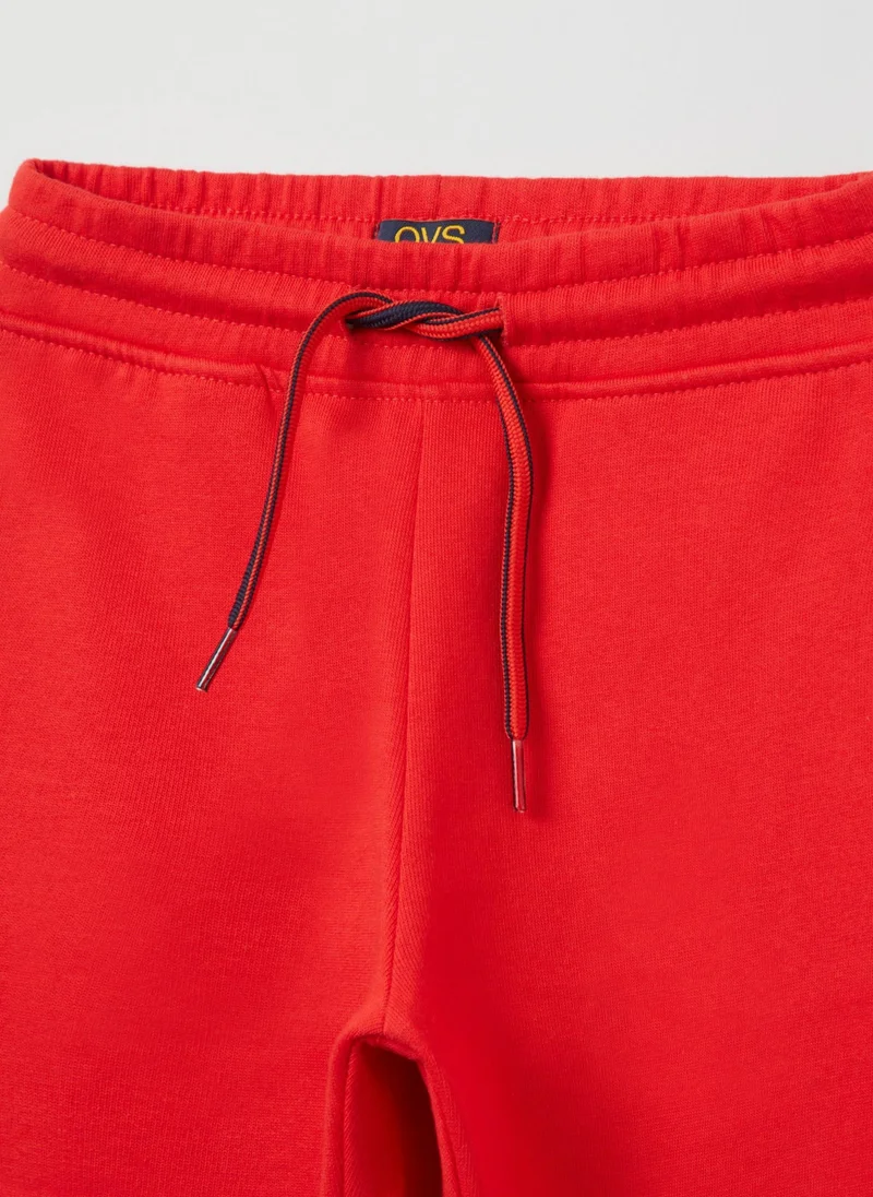 Ovs OVS Plush Joggers With Drawstring
