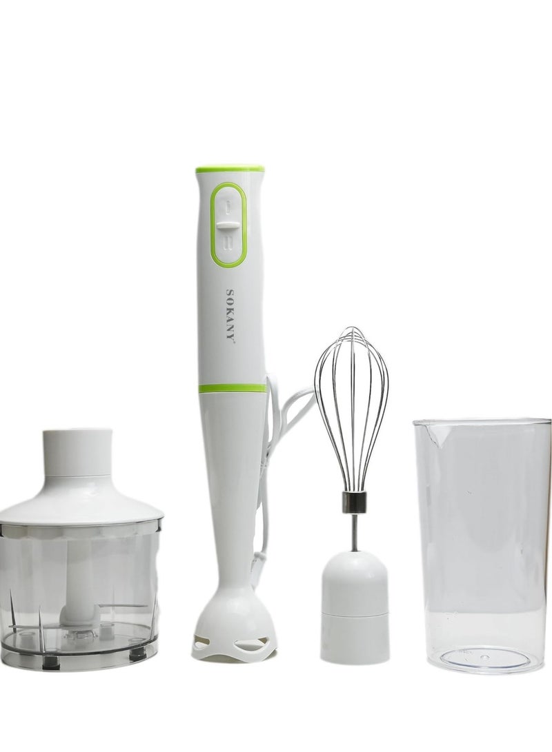 sokany 4-in-1 Hand Blender/Mixer Grinder – Versatile Juicer and Smoothie Blender for Home, Office, and Camping - Image 3