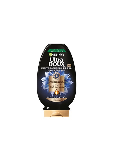 Ultra Doux Black Charcoal Conditioner, 360 ml