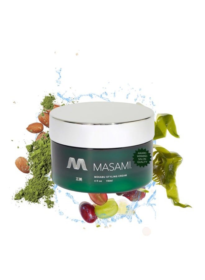 MASAMI Mekabu Hydrating Styling Cream: Sulfate-Free, Paraben-Free, Vegan - Image 1