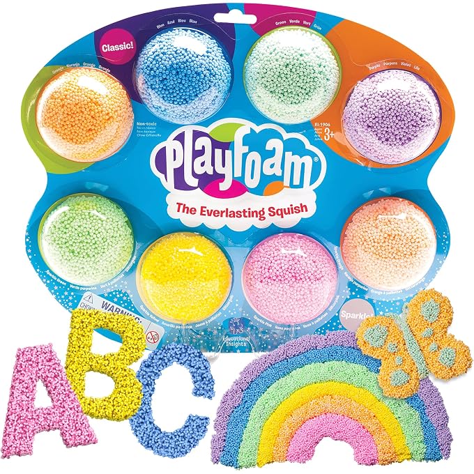 Educational Insights Playfoam Combo 8-Pack: Non-Toxic, Sensory, Shaping Fun, Sensory Bin, Ages 3+ - Image 4