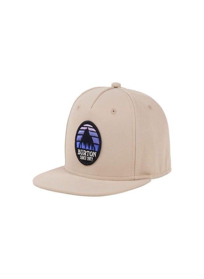 Burton Underhill Twill Snapback Hat (US, Alpha, One Size, Summit Taupe) - Image 1