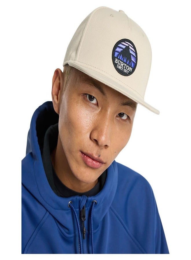 Burton Underhill Twill Snapback Hat (US, Alpha, One Size, Summit Taupe) - Image 2