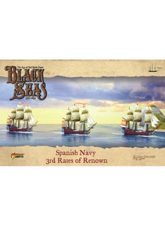 Black Seas The Age Of Sail Spanish Navy 3Rd Rates Of Renown For Black Seas Table Top Ship Combat Battle War Game 792013002