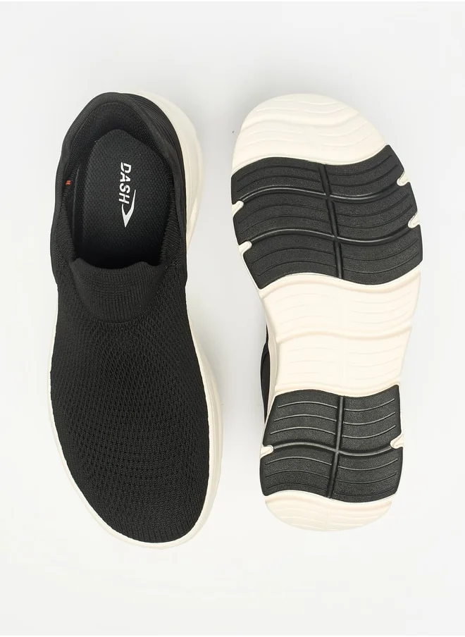 Dash Men Textured Slip On Sports Shoes