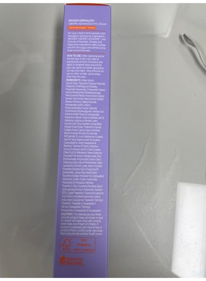 NEOGEN Dermalogy V.Biome Advanced Eye Cream, 35ml - Image 5