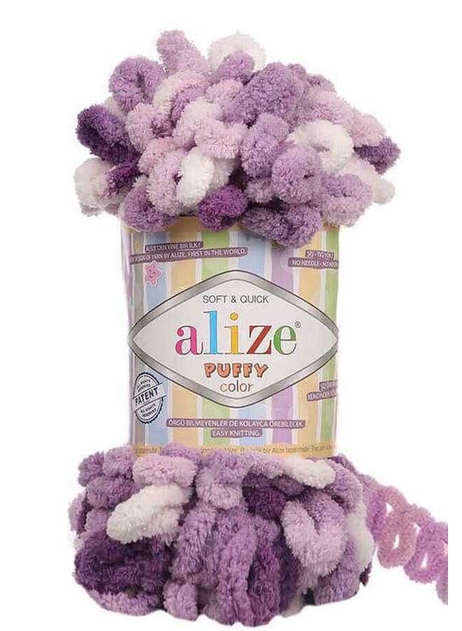 ALIZE PUFFY HAND KNITTING YARN COLOR NO.5923 (PACK OF 3PCS)