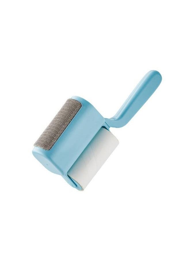 Generic - 3 in 1 lint remover pet hair remover reusable hair cleaning brush for clothes couch bedding blue - Image 1
