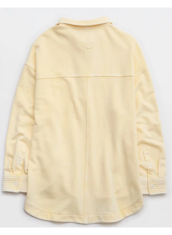 آري من امريكان ايجل Aerie Popover Polo Sweatshirt