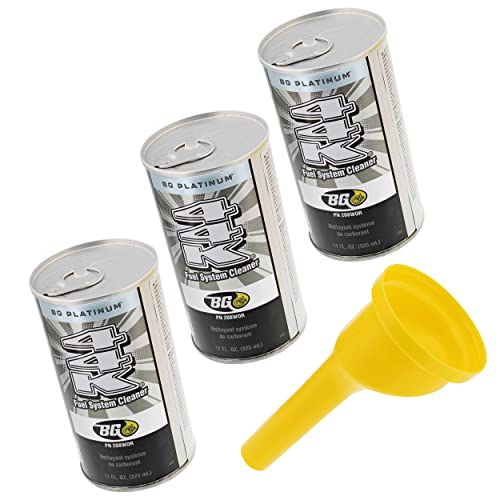BG 3 Pack Bg 44k Fuel System Cleaner w/ Bg Funnel - 3 Cans - Image 1