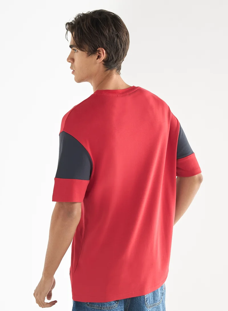 STARTER Starter Logo Print T-shirt with Short Sleeves and Crew Neck