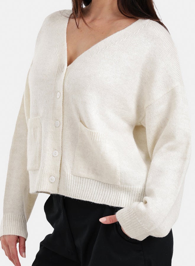 Carina Classic Button-Down Cardigan - Image 5