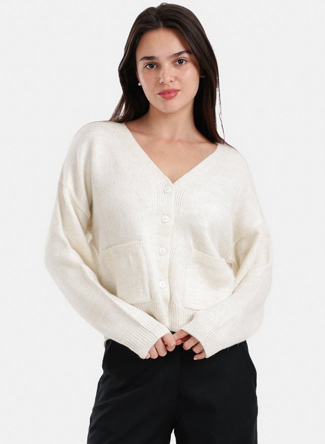 Carina Classic Button-Down Cardigan - Image 1