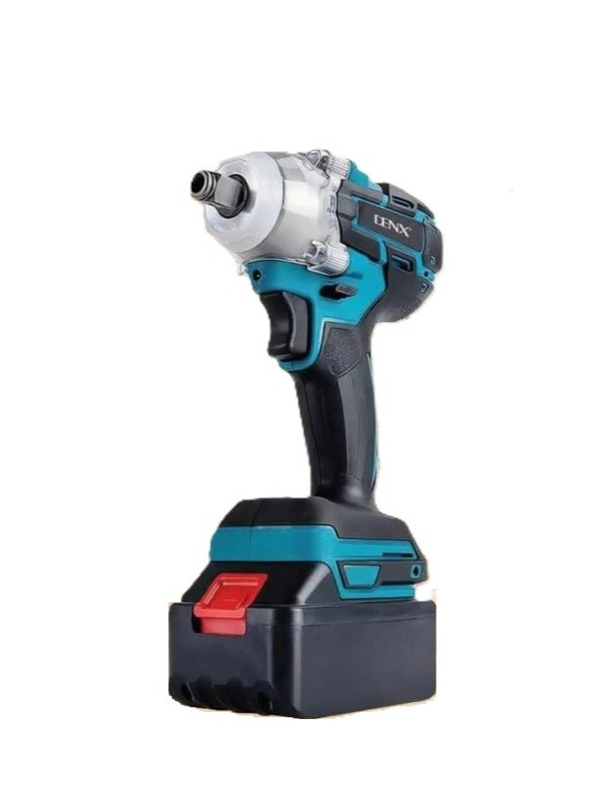 دينكس مفك براغي لإطارات السيارات ومثقاب لاسلكي مع حقيبة، سرعة ٢٠٠٠ دورة/دقيقة، بطاريتين ٢١ فولت، تردد نبضي ١٦٦٠ دورة/دقيقة، ١٢.٨ مم - Image 2