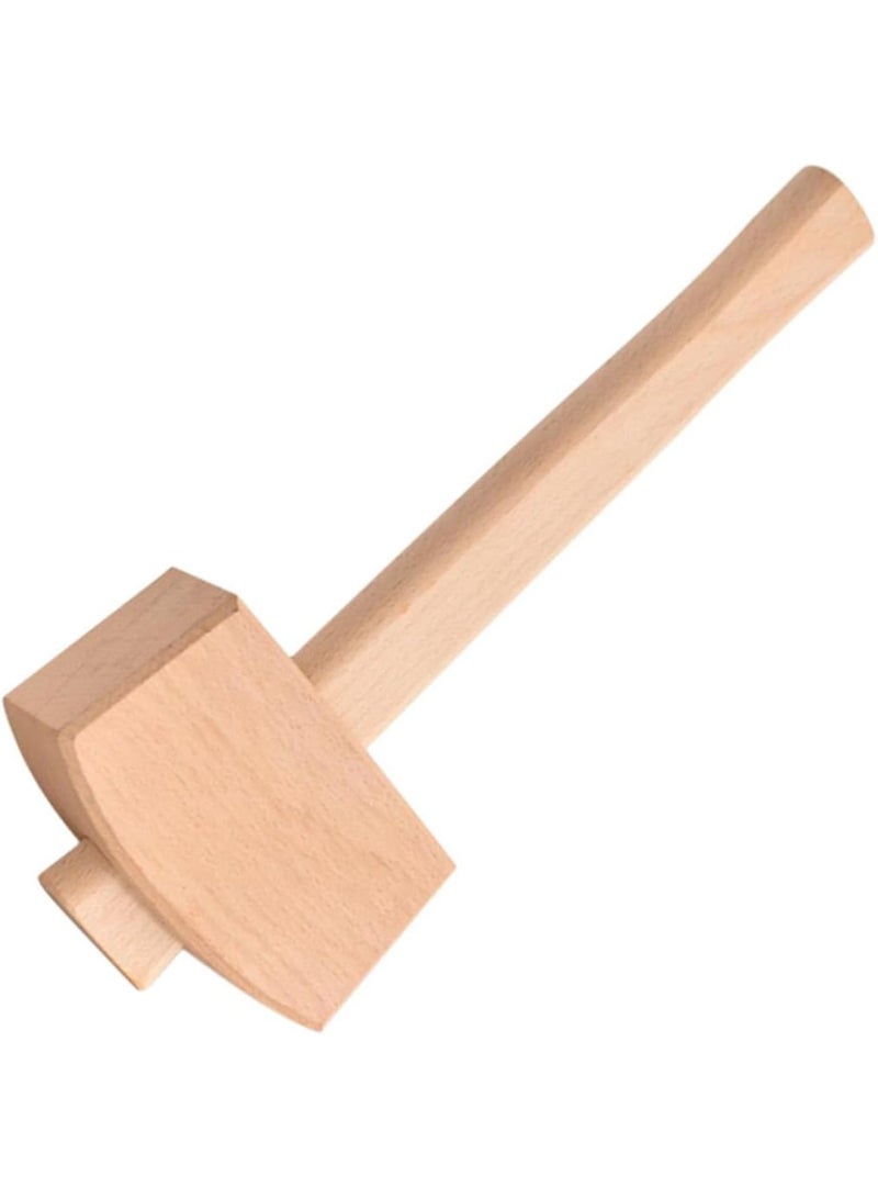 GGOOT Carpentry Hammer Blow Countersink Drill Bit Plank Woodworking Mallet Tools Hardware Clamps for Woodworking Electrician Carpenter Masonry Mallets Ten Small Hammer Beech - Image 1