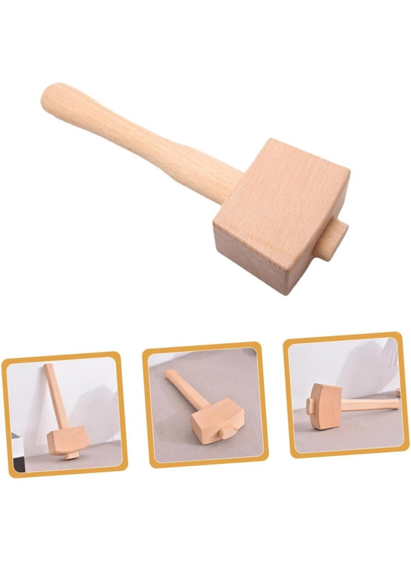 GGOOT Carpentry Hammer Blow Countersink Drill Bit Plank Woodworking Mallet Tools Hardware Clamps for Woodworking Electrician Carpenter Masonry Mallets Ten Small Hammer Beech - Image 4