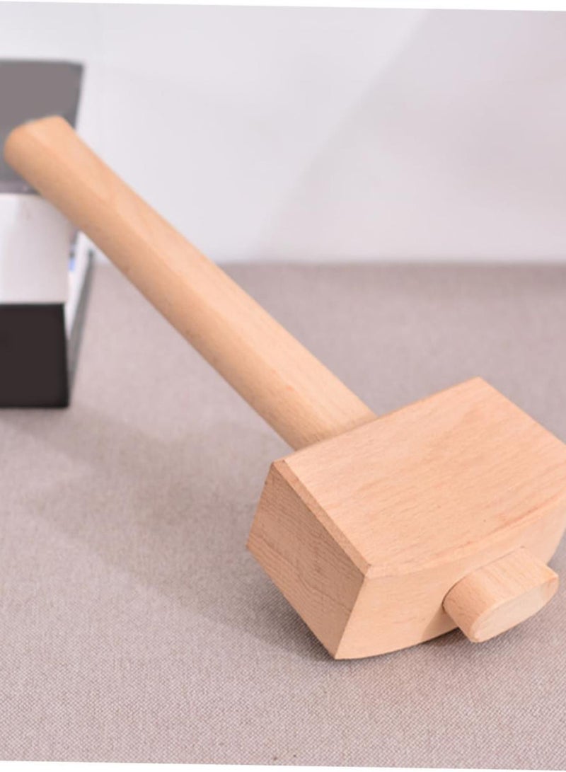 GGOOT Carpentry Hammer Blow Countersink Drill Bit Plank Woodworking Mallet Tools Hardware Clamps for Woodworking Electrician Carpenter Masonry Mallets Ten Small Hammer Beech - Image 5