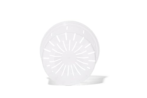 rePotme Orchid Pot - 6 inch Slotted Clear Orchid Pots - 3 Pack (Crystal Clear) - Image 3