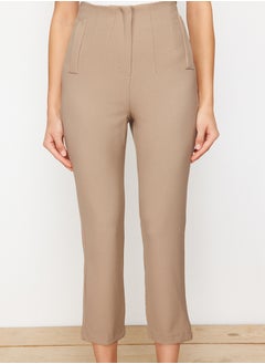 Beige Polyviscose Fabric Cigarette Pattern Woven Trousers TWOSS24PL00029 - pzsku/Z0C6284335E16B984081AZ/45/_/1729755063/cfc60018-69d9-4fbf-98ec-5971434c1e99