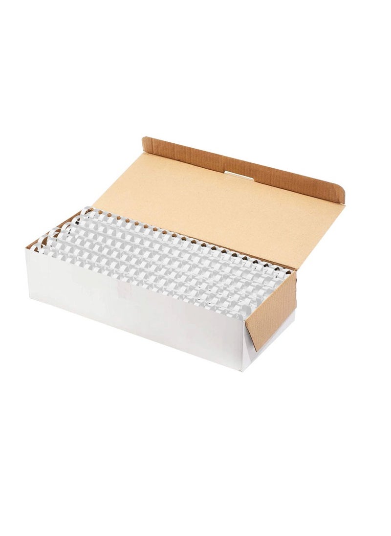 SUPER DEAL 50-Piece Binding Combs 28mm White  - Image 2