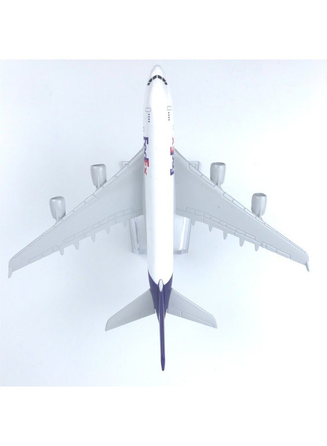 general 16cm Alloy Airplane Tabletop Display Model 1:400 Scale Federal Transport Airplane Model Ornaments Toys Furniture Decorations Collection Gifts - Image 2