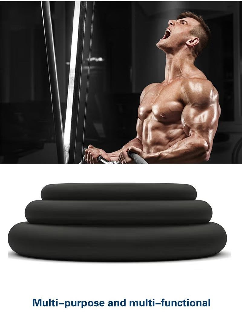 XiuWoo 3 pc Silicone Ring Men Sports Ring Elastic Easy Stretch Resistance Tear Resistance Exercise Ring Extended Endurance Waterproof Wear Resistant Soft Suitable for Male Sports Home  - Image 4
