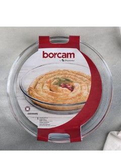 Borcam Round Glass Baking Tray 2850 ml 31.8x5 cm  - Image 2