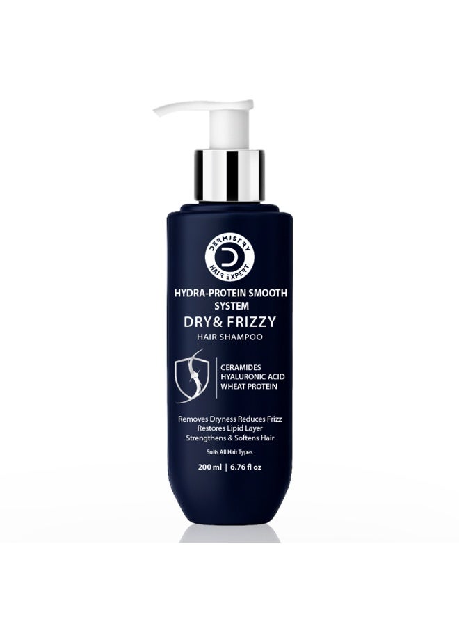 DERMISTRY Hydra-Protein Smooth Shampoo for Dry & Frizzy Hair - Image 1