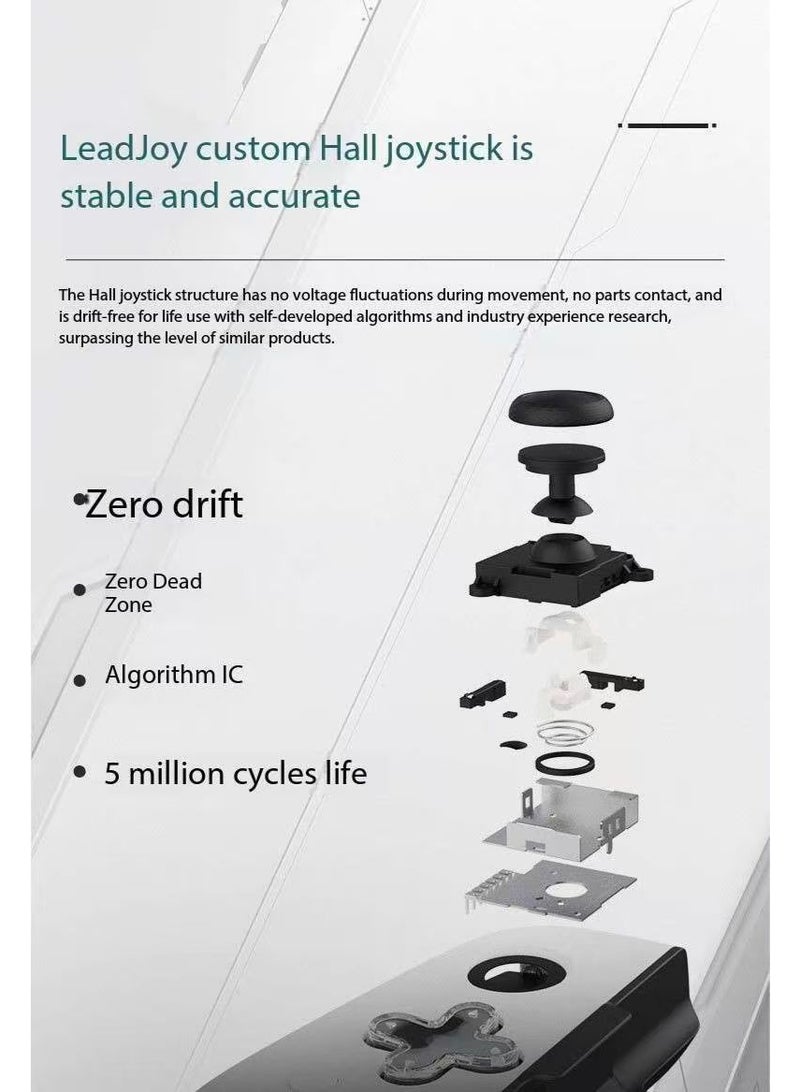 general Professional Gamepad LeadJoy M1 Mobile Gaming Controller for iPhone Type-C / Android / HarmonyOS with Hall Effect Joysticks, Adjustable Trigger, Turbo Function, Pass-through Charging, Switchable ABXY Layout, Ultra-low Latency - Image 5