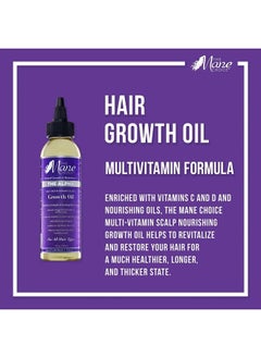 THE MANE CHOICE زيت نمو الشعر المغذي لفروة الرأس متعدد الفيتامينات، 4 أونصة سائلة  - Image 3
