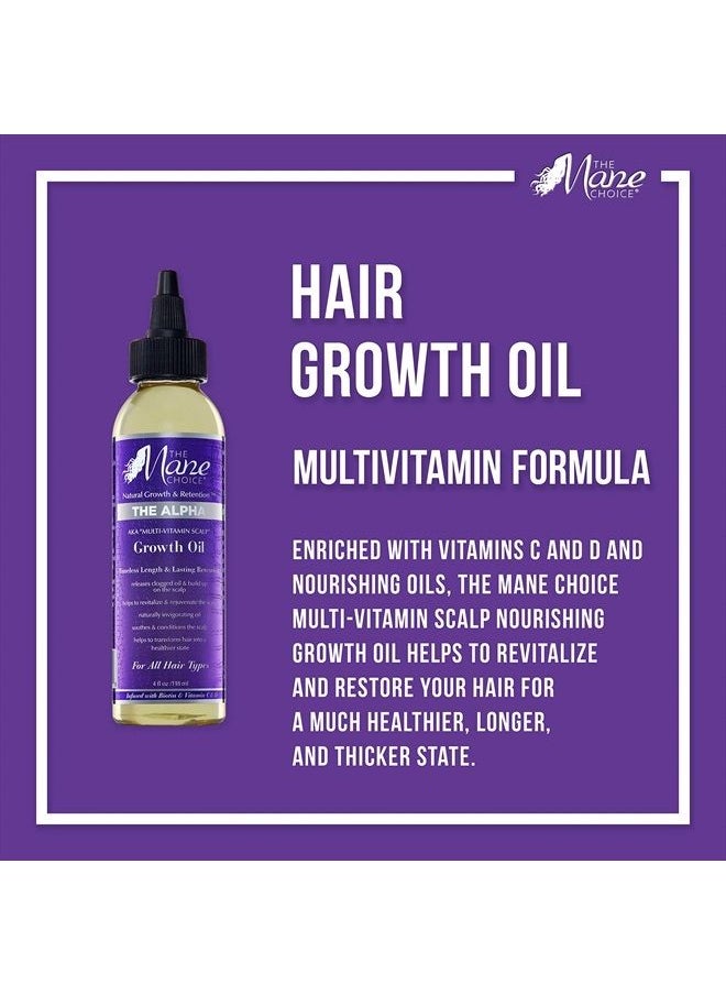 THE MANE CHOICE - Multi-Vitamin Scalp Nourishing Hair Growth Oil, 4 Fl Oz - Image 1