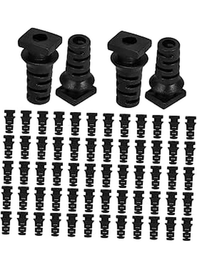 Electrical Wire Connectors 100pcs 3 8 Inch Cable Glands Strain Relief For Cord Protection - Image 1
