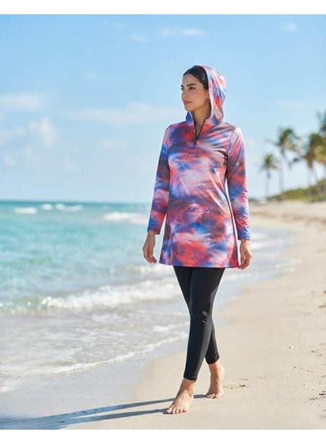 Women's Burkini Swimsuit - Flexible and quick-drying material in multiple sizes (Code 807) - Image 2