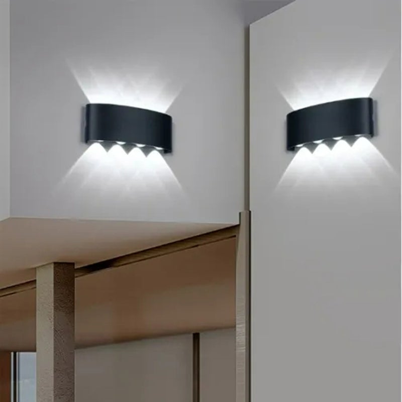 AC85-265V 8W Wall Light Cabinet Light IP65 Corridor Wardrobe Cabinet Waterproof LED Wall Light 6500K - Image 3