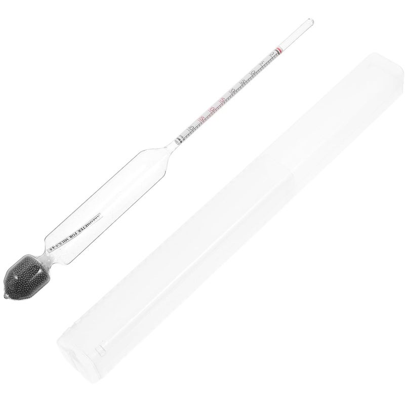 Milk Hydrometer Lactometer 0-40 Degree Measuring Tool for Kitchen and Dairy Use Sturdy Indoor Milk Density Meter for Accurate - Image 1