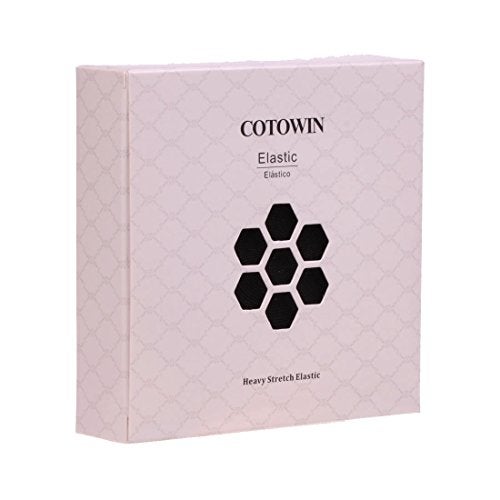 COTOWIN 1-inch Wide Black Heavy Knit Heavy Elastic (10 Yards) - Image 3