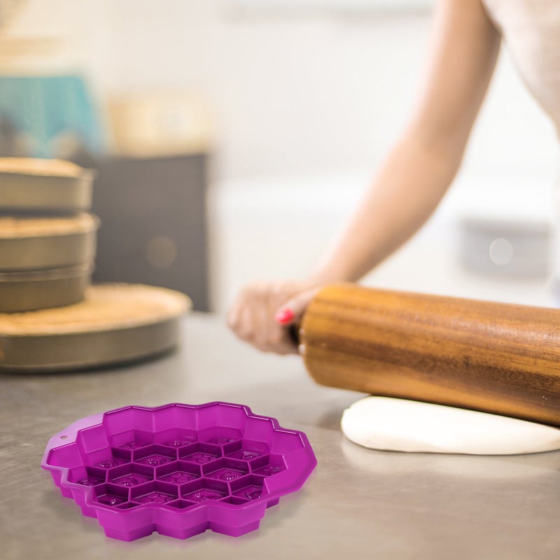 2pcs Unique Silicone Mold Chic Baking Mould Honeycomb Shape Cake Mold Baking Tool - Image 3