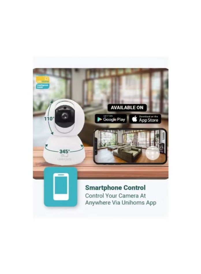 Dreamzon Indoor WiFi Camera Full HD Motion Detection and Tracking with Two Way Audio Compatible with Siri Alexa  - Image 2