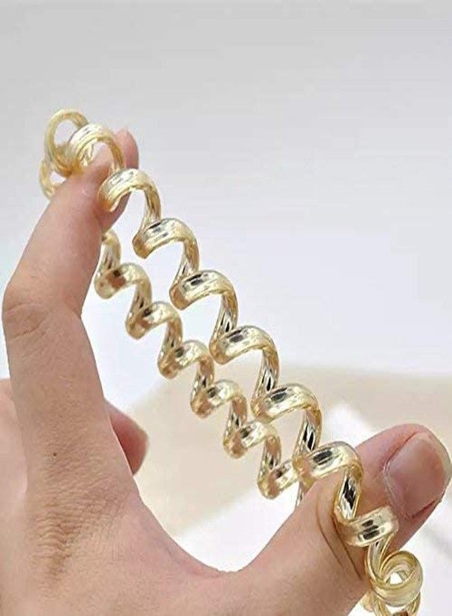 Rubela Spiral Ponytail Holder Telephone Wire Hair Rings Slinky Head Elastic Tie Rubber Bands Unbreakable for Girls and Women - Image 3