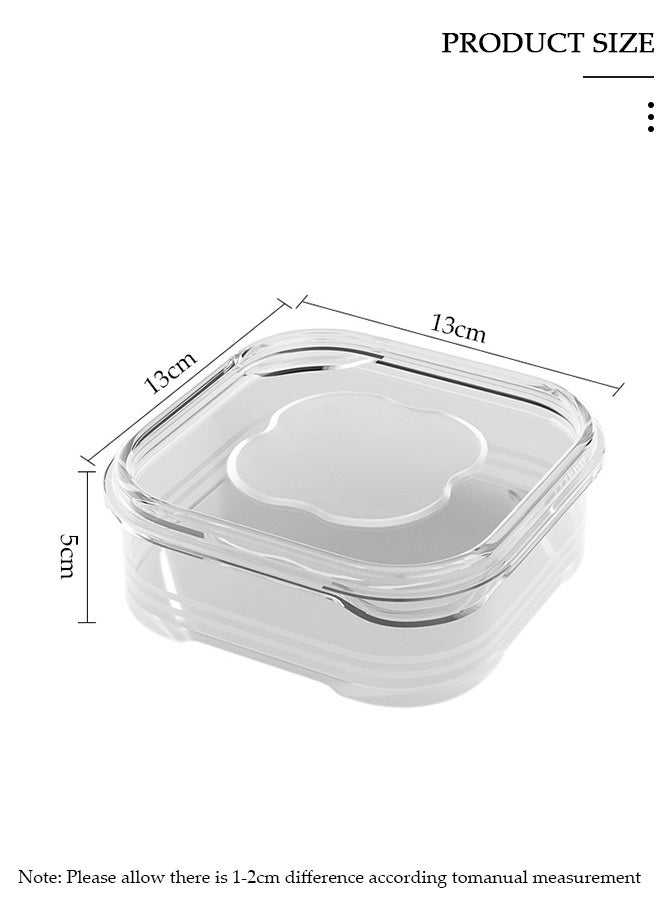 DUNISO 10Pcs Food-Grade Freezer Containers With Lids, 650ml Clear Plastic Meal Prep Boxes, Stackable Refrigerator Organizer Bins with Lids,Microwave & Freezer Safe, Kitchen Food Storage Organizer, Dishwasher Safe - Image 3